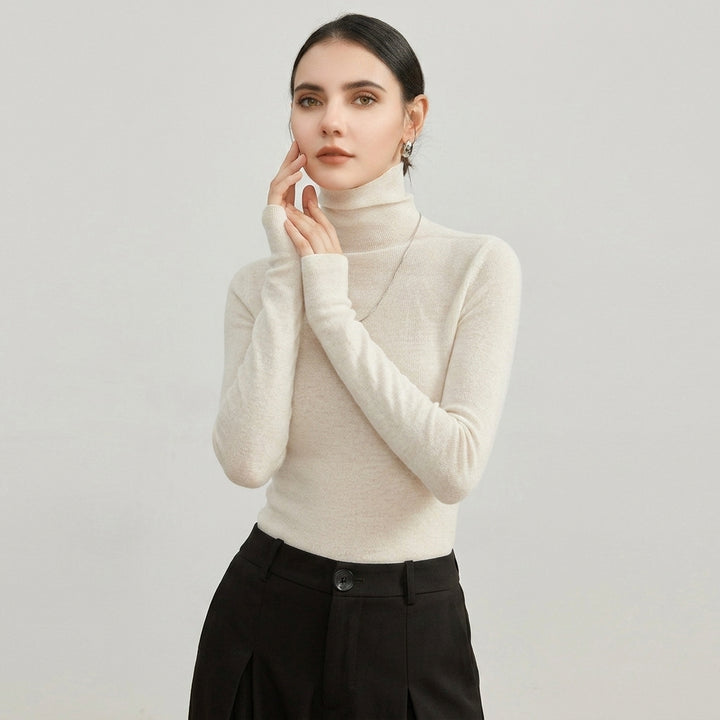 Essential Ribbed Turtleneck Knit