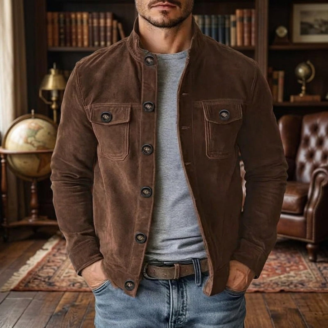Mason Edge Faux Suede Jacket