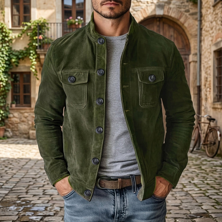 Mason Edge Faux Suede Jacket
