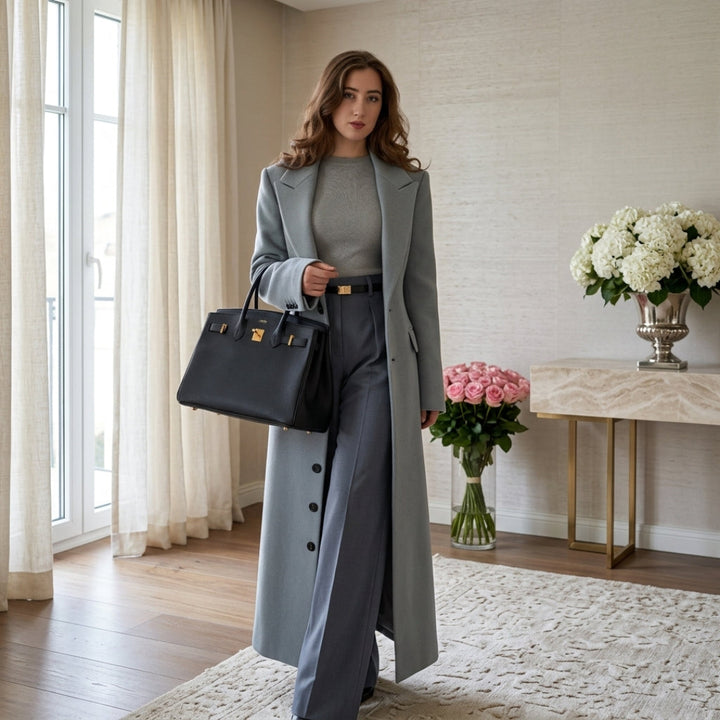 Vera Command Belted Maxi Coat