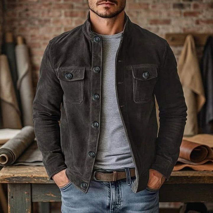 Mason Edge Faux Suede Jacket