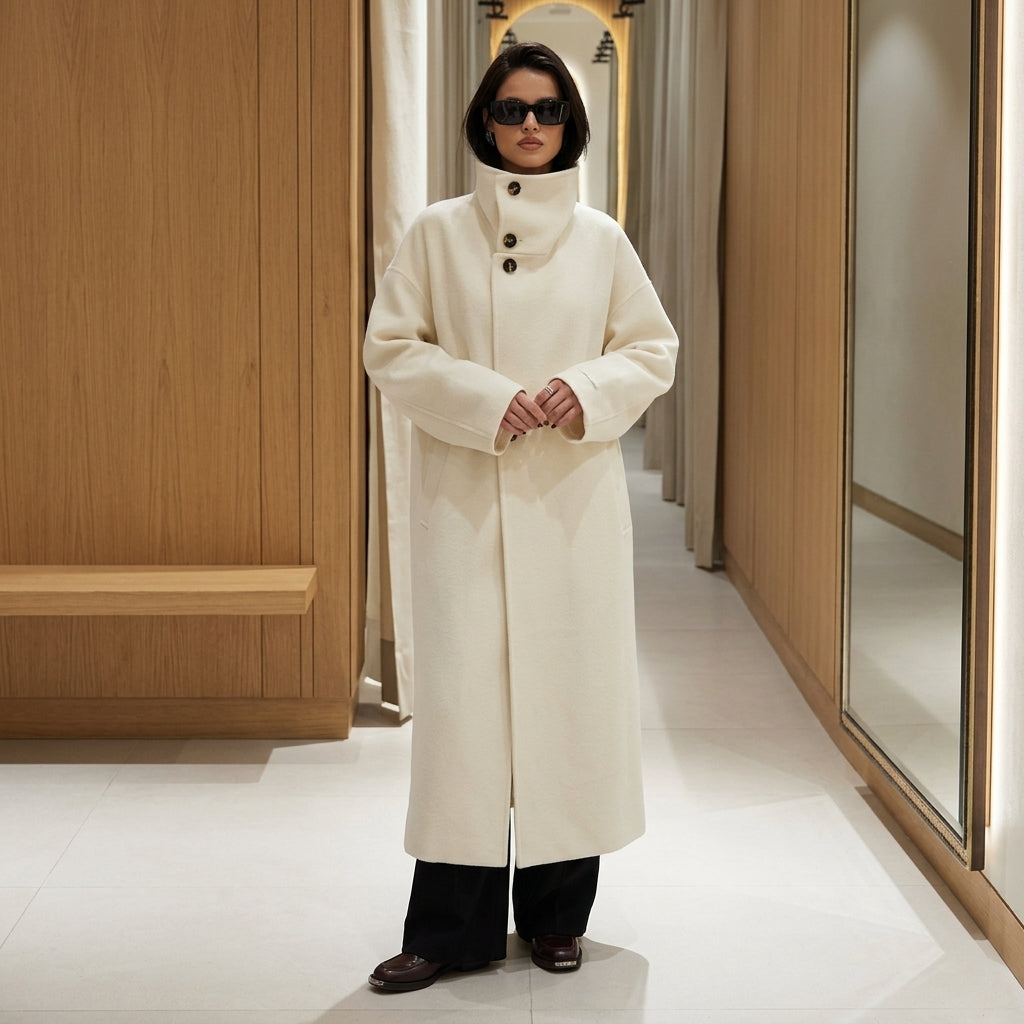 Sienna Luxe Stand Collar Coat