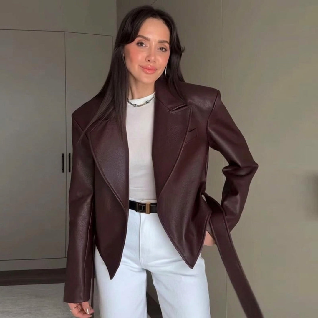 Sable Cinch Moto Coat