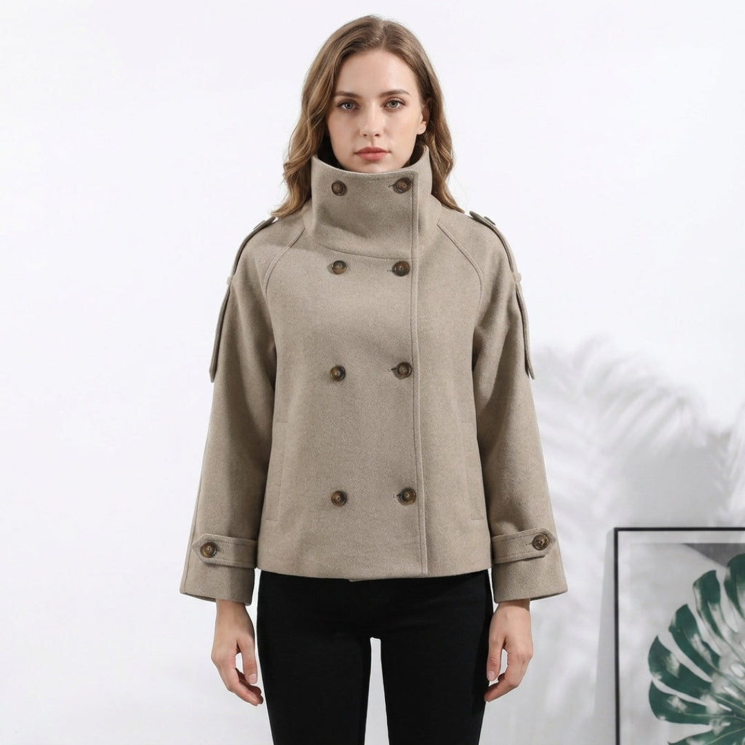 Sienna Luxe Stand Collar Coat