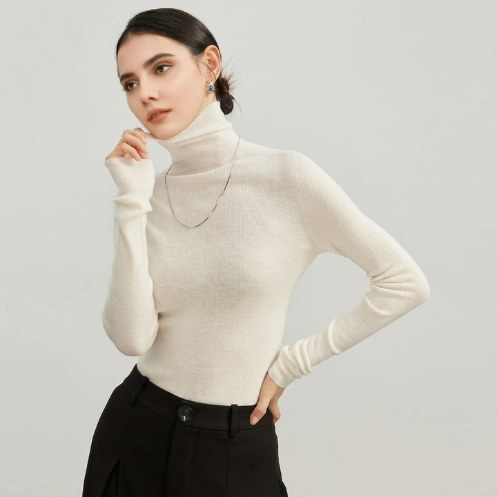 Essential Ribbed Turtleneck Knit