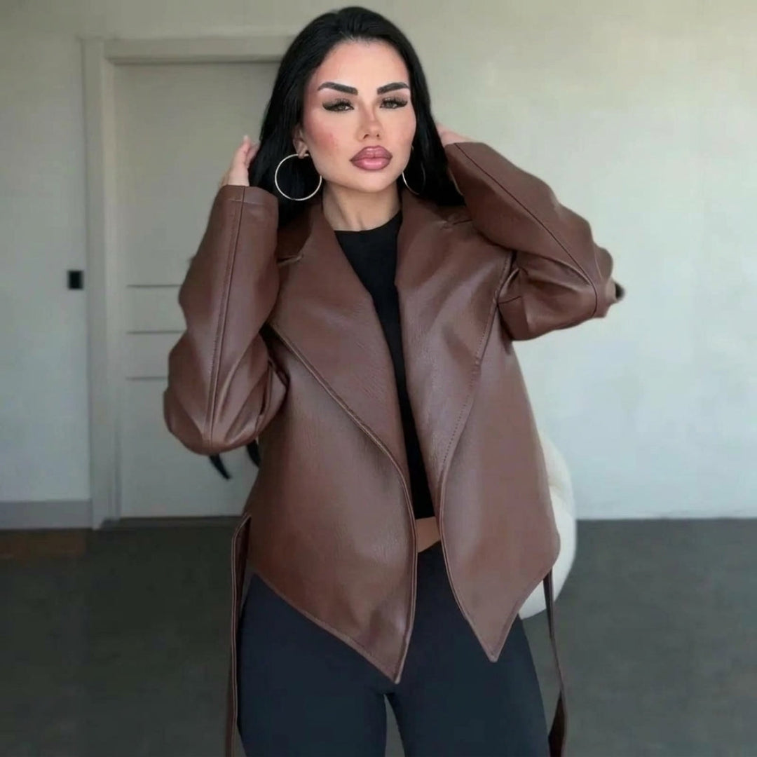 Sable Cinch Moto Coat