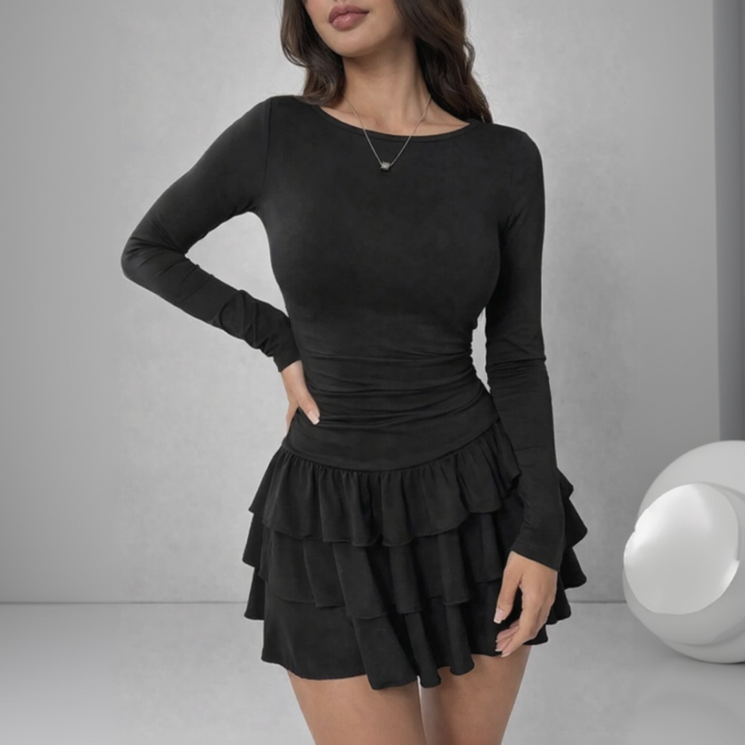 Selene contour office dress for women, tailored bodycon work dress for professional and elegant office styling