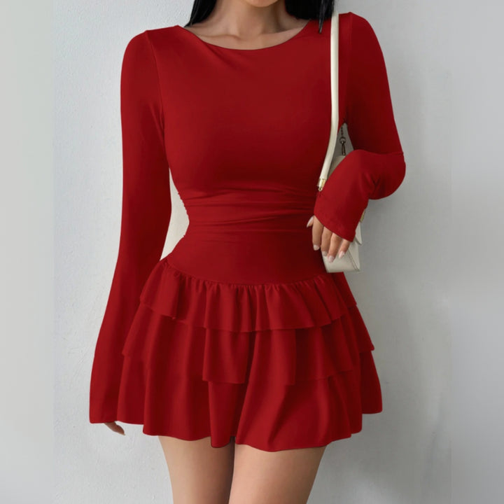 Selene contour office dress for women, tailored bodycon work dress for professional and elegant office styling