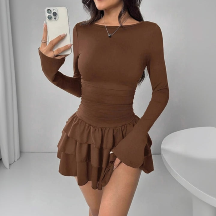 Selene contour office dress for women, tailored bodycon work dress for professional and elegant office styling