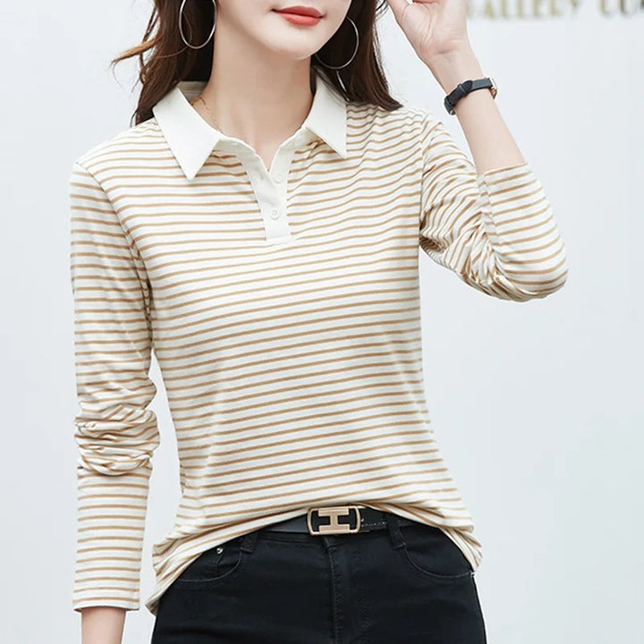 Élan Stripe Polo