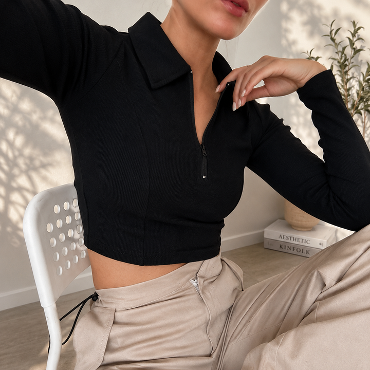 After Midnight Zip Top