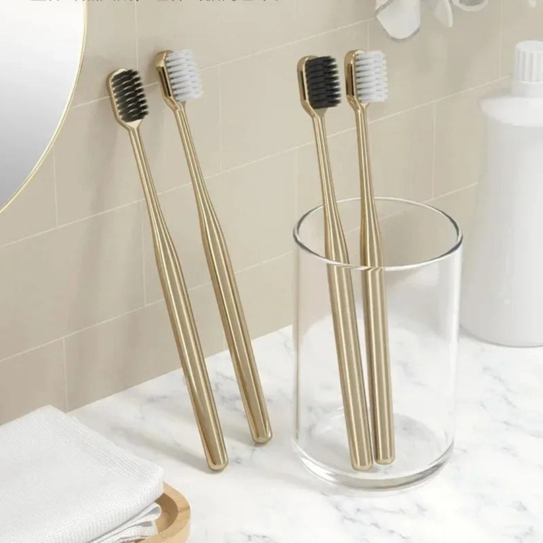 Aura shine premium toothbrush, soft bristle toothbrush for effective cleaning and daily oral care
