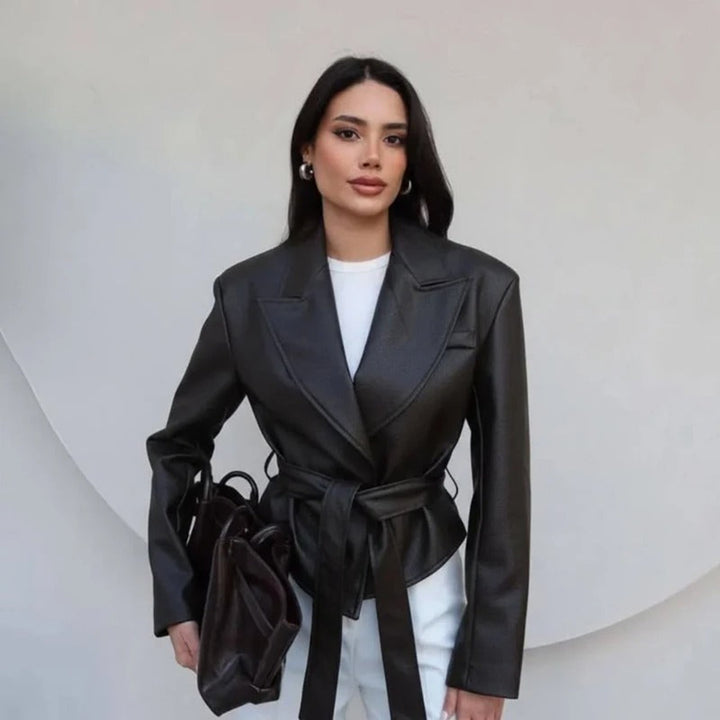 Sable Cinch Moto Coat